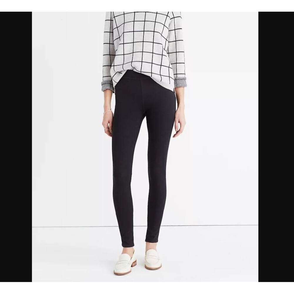 MADEWELL The Anywhere Pull On Black Skinny Stretch Jeans Size 25